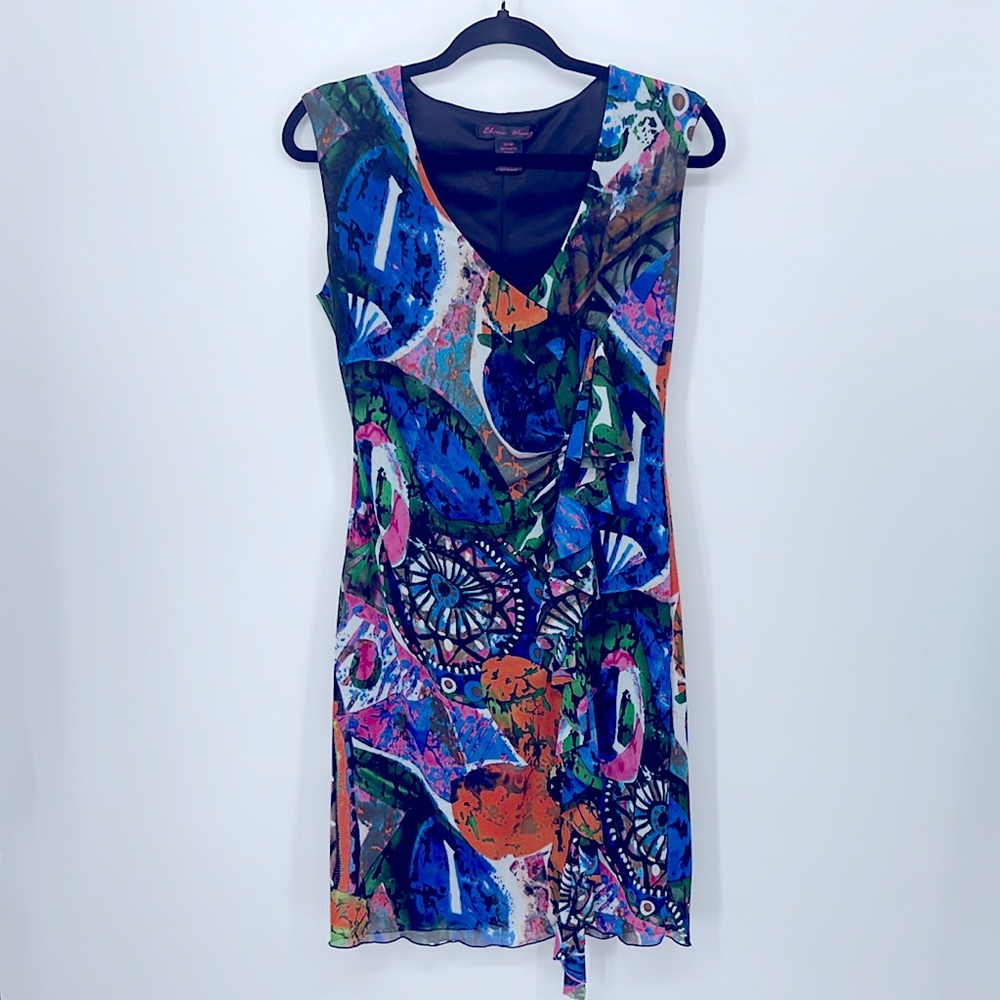 Elena Wang Printed Dress